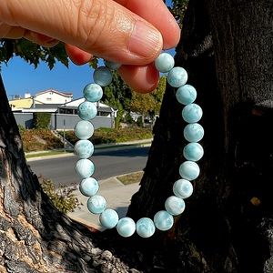 Larimar Beach Bracelet - Small Beads